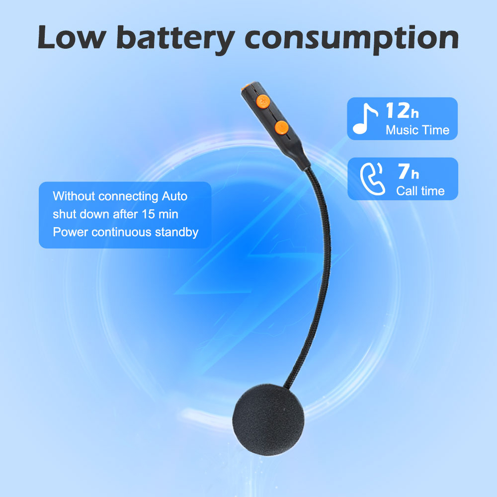 Bluetooth Speaker Waterproof - Kihous Single Ear Motorcycle Helmet Headset