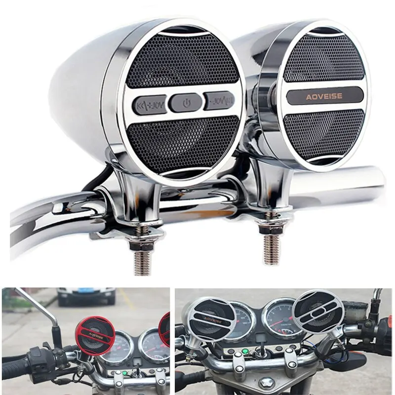 Bluetooth Speaker Waterproof - Motorcycle Bluetooth Speaker Waterproof 12V MP3