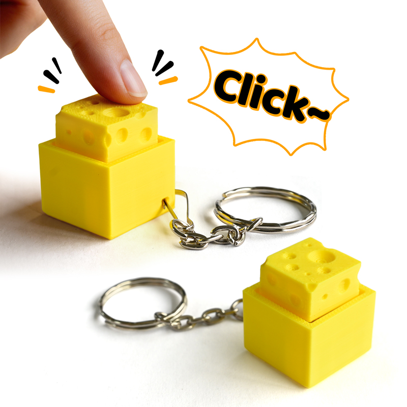 3D Printed Cheesy Key Fidget C - Electronics Latest Gadgets review and price