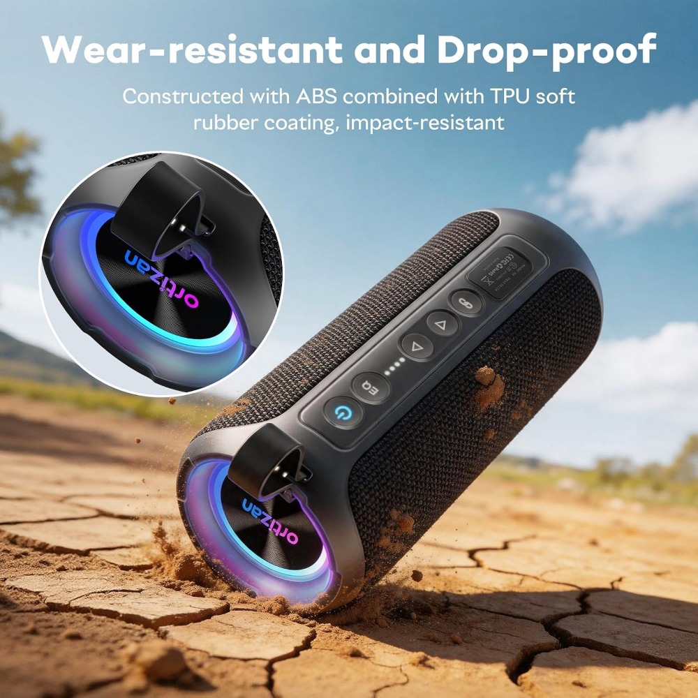 Portable Bluetooth Speaker, 40 - Bluetooth Speaker Waterproof review and price