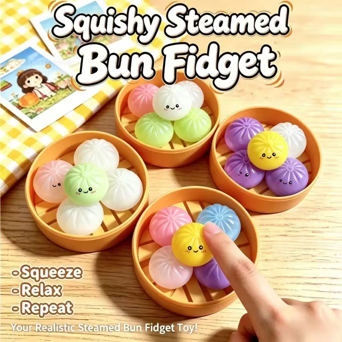 5Pcs Mini Dumplings with Steam - Electronics Latest Gadgets review and price