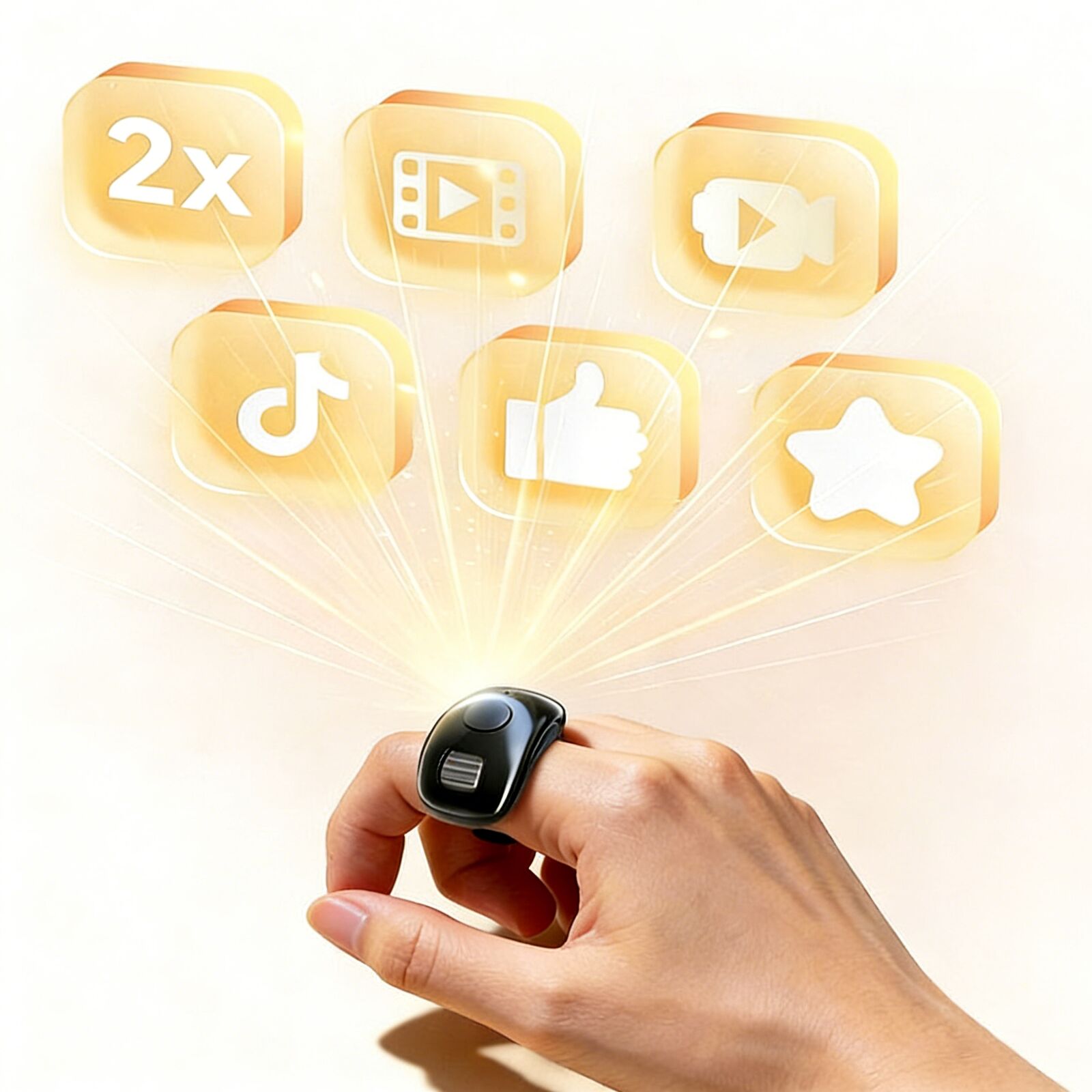 Mini Fingertip Bluetooth Ring  - Electronics And Gadgets G review and price