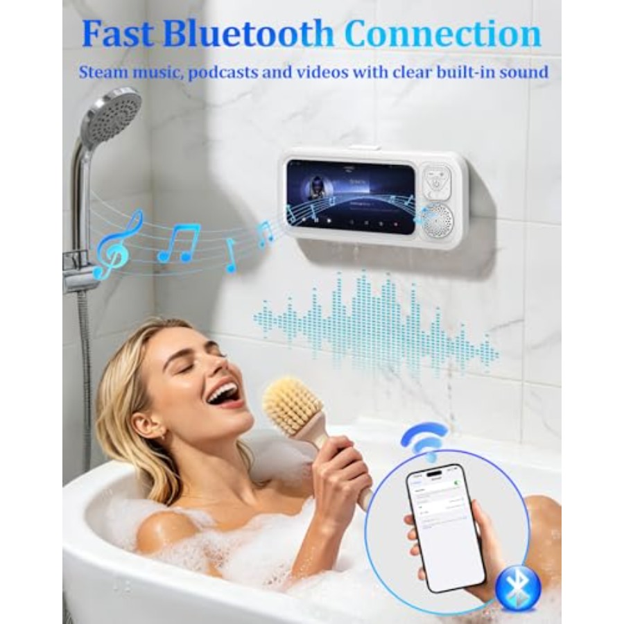 Shower Phone Holder Waterproof - Bluetooth Speaker Waterproof review and price